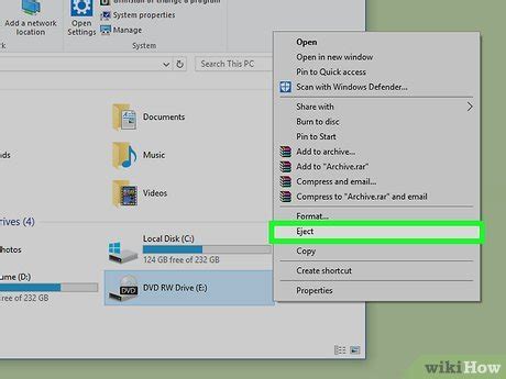 How to Eject a CD or DVD Tray on Windows 10: .